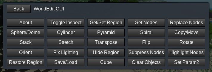 WorldEdit GUI